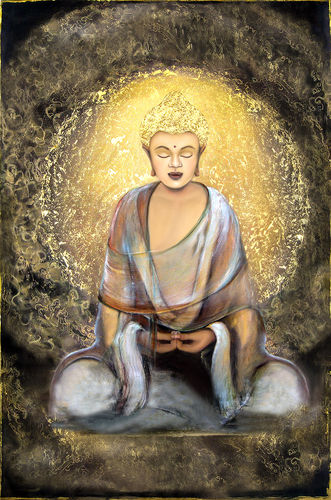 Buddha Hochformat